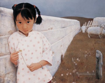 Yimeng Kid 1994 WJT Chinesische Mädchen Ölgemälde